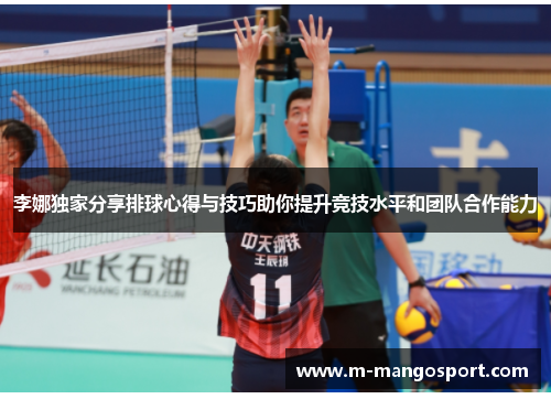 李娜独家分享排球心得与技巧助你提升竞技水平和团队合作能力